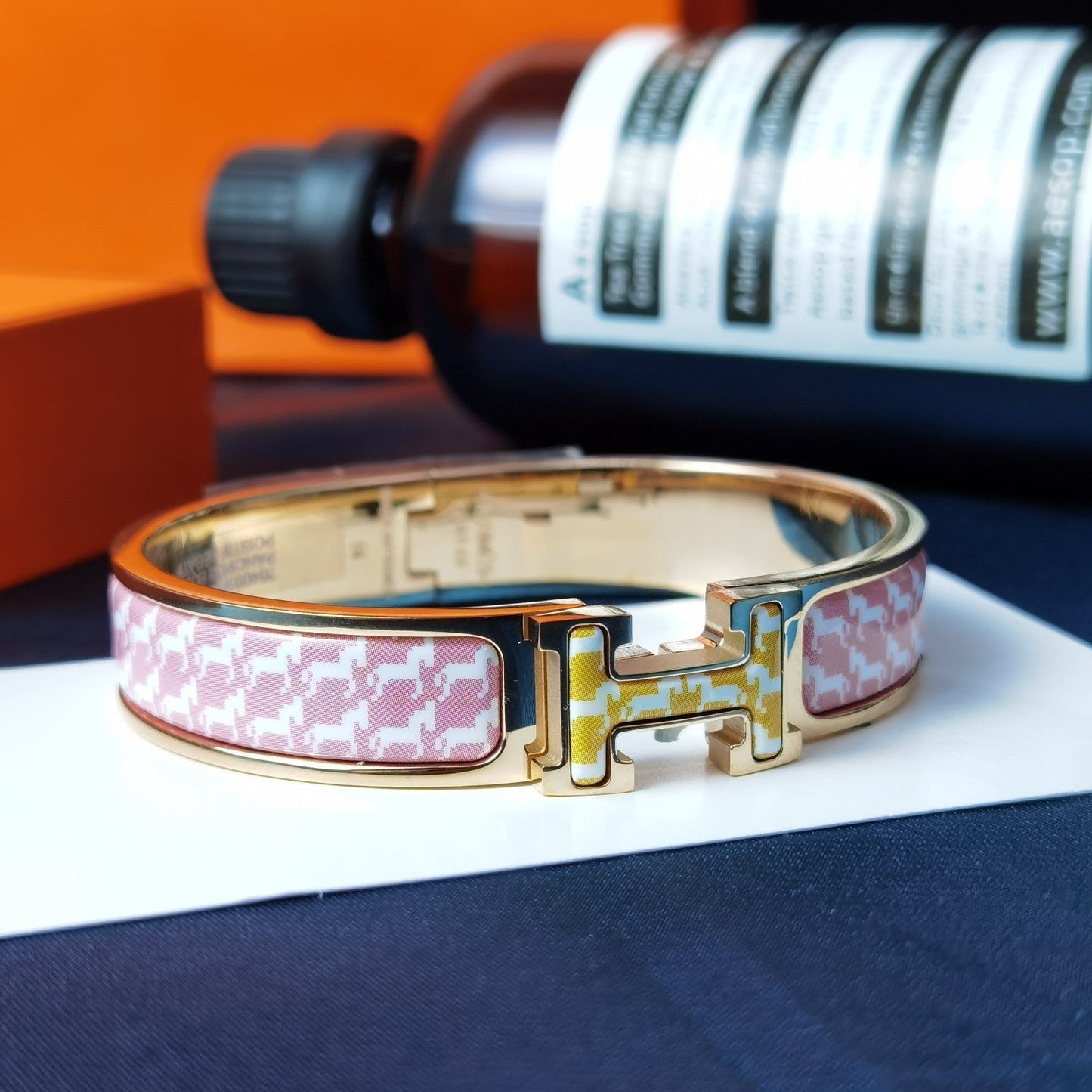 [Jesse jewelry]H HORSE BRACELET 12MM