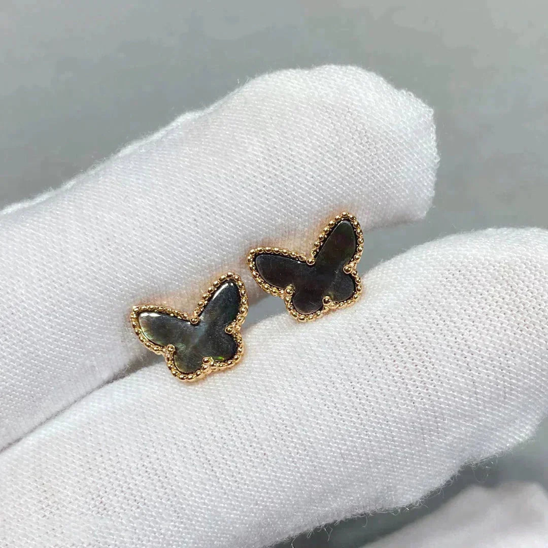 [Jesse jewelry]BUTTERFLY DARK MOP  EARRINGS
