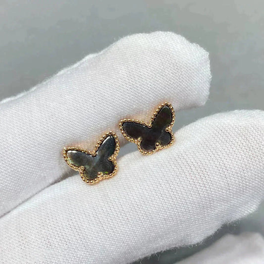 [Jesse jewelry]BUTTERFLY DARK MOP  EARRINGS