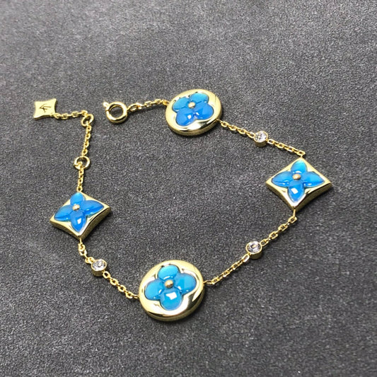 [Jesse jewelry]STAR AND SUN TURQUOISE 4 MOTIFS 3 DIAMONDS