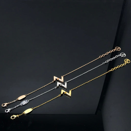 [Jesse jewelry]VOLT LV LOGO BRACELET