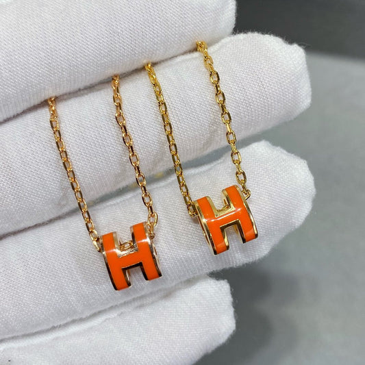[Jesse jewelry]MINI POP H NECKLACE