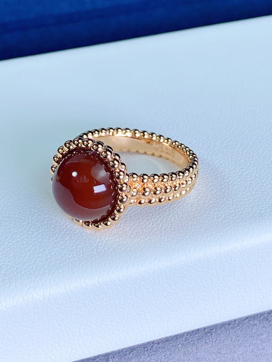 [Jesse jewelry]PERLEE COULEURS ROSE GOLD RING