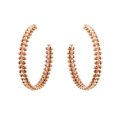 [Jesse jewelry]CLASH LARGE HOOP EARRINGS