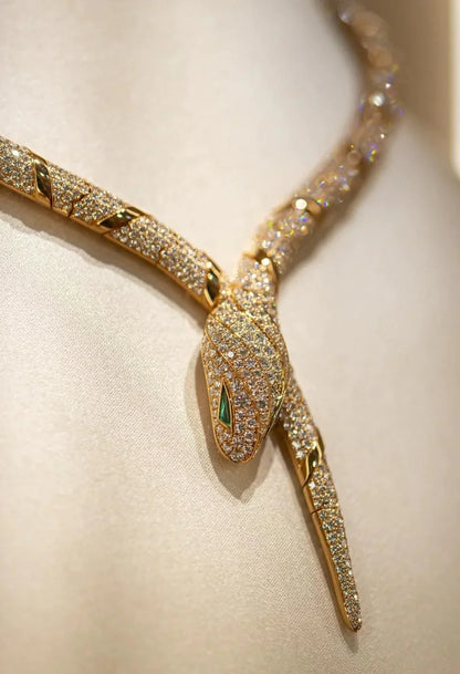 [Jesse jewelry]HAUTE COUTURE GOLD SERPENTI NECKLACE