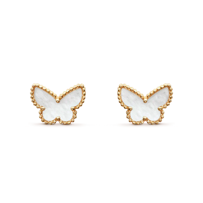 [Jesse jewelry]SWEET BUTTERFLY MOP EARSTUDS