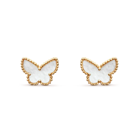 [Jesse jewelry]SWEET BUTTERFLY MOP EARSTUDS