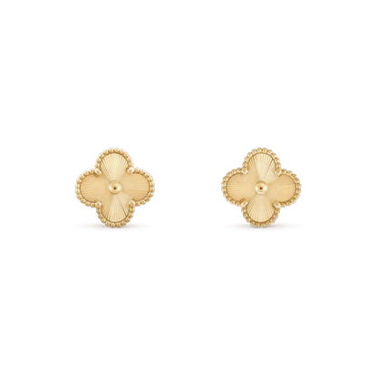 [Jesse jewelry]CLOVER MINI 9.5MM LASER EARRINGS