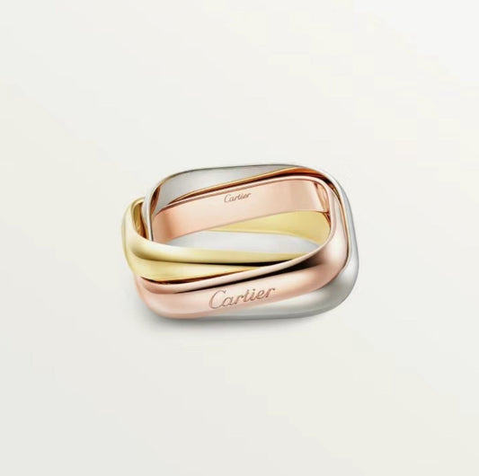 [Jesse jewelry]TRINITY RING GOLD PINK GOLD SILVER