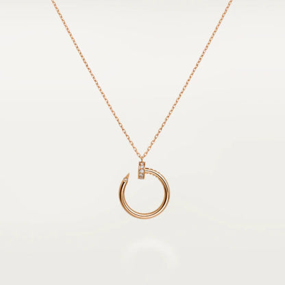 [Jesse jewelry]JUSTE NECKLACE PINK GOLD