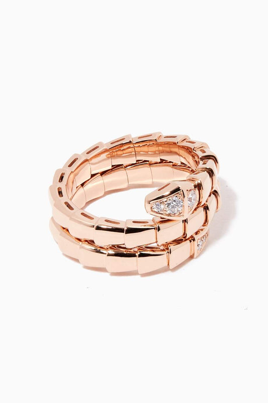 [Jesse jewelry]SERPENTS DOUBLE ROW DIAMOND RING