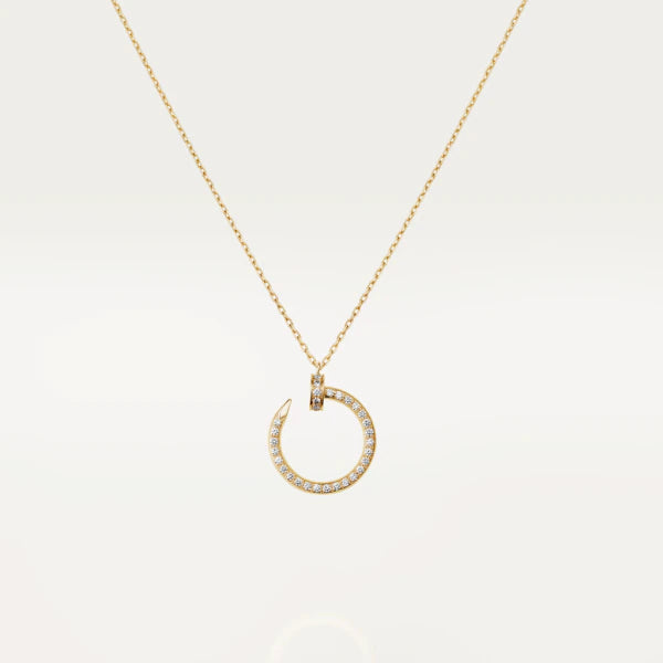 [Jesse jewelry]JUSTE NECKLACE GOLD DIAMONDS
