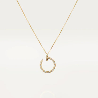 [Jesse jewelry]JUSTE NECKLACE GOLD DIAMONDS