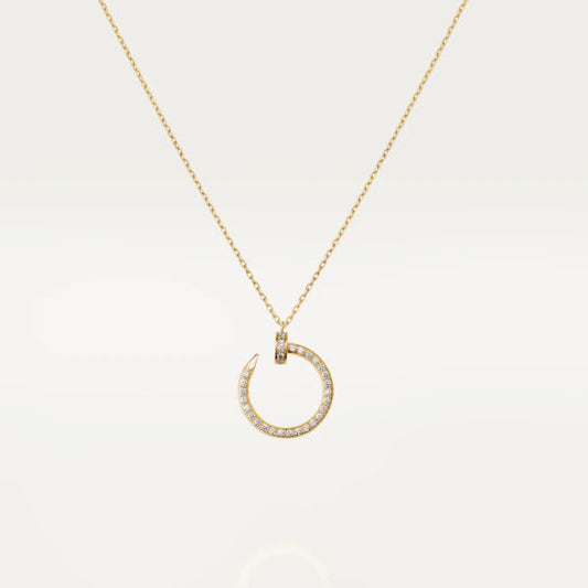 [Jesse jewelry]JUSTE NECKLACE GOLD DIAMONDS