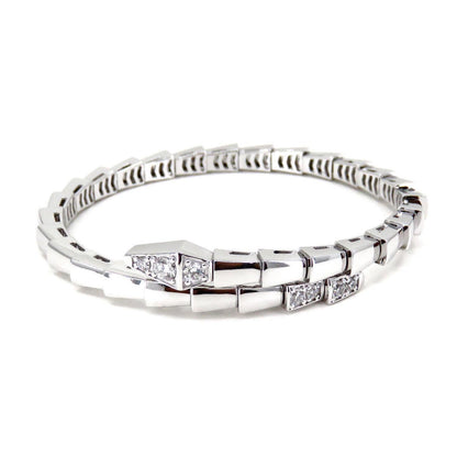 [Jesse jewelry]SERPENTI BRACELET DIAMONDS SILVER