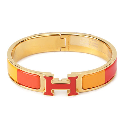 [Jesse jewelry]H BRACELET ORANGE RAINBOW CERAMIC