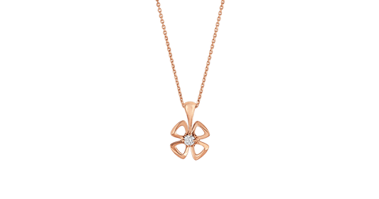 [Jesse jewelry]FIOREVER NECKLACE DIAMOND CENTER