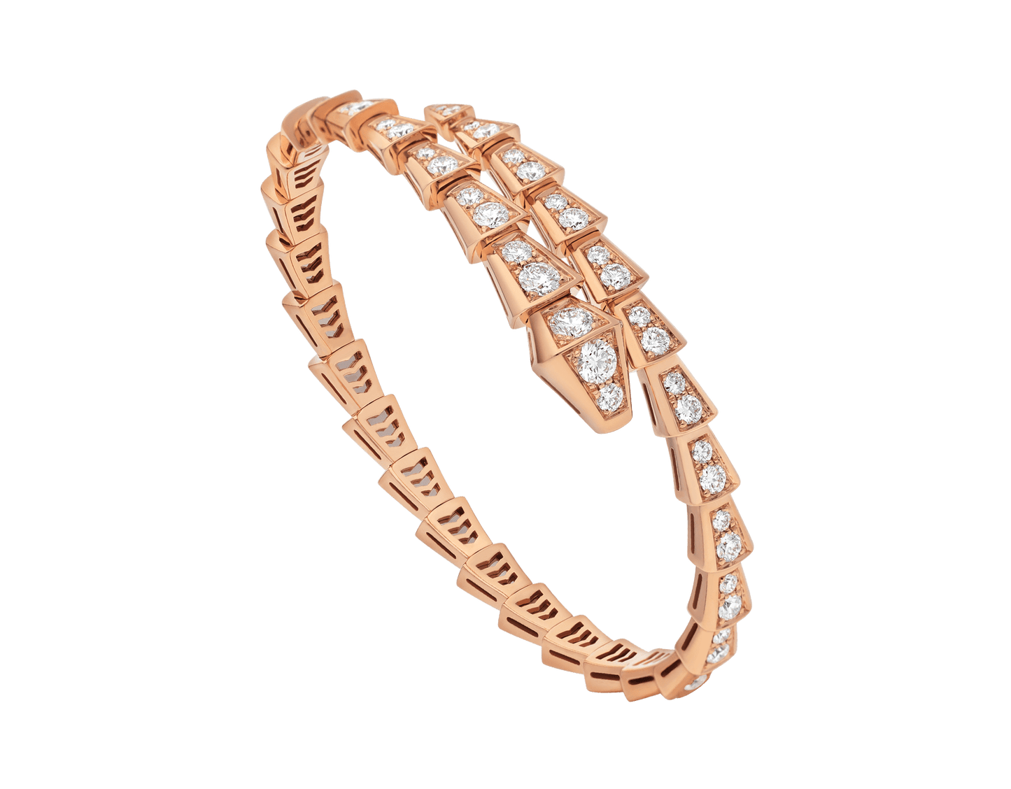 [Jesse jewelry]SERPENTI BRACELET 6.8MM PINK GOLD DIAMOND