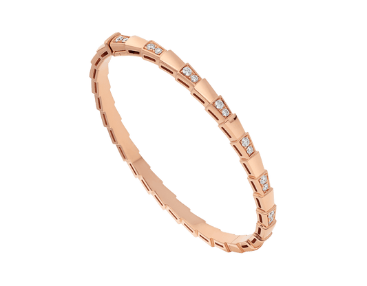 [Jesse jewelry]SERPENTI SMALL BRACELET PINK GOLD DIAMOND
