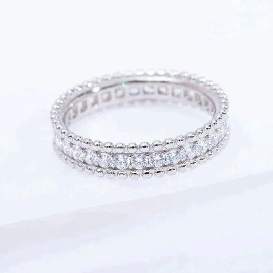[Jesse jewelry]PERLEE DIAMOND SILVER RING