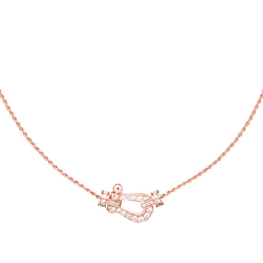 [Jesse jewelry]FORCE 10 PINK GOLD DIAMOND NECKLACE