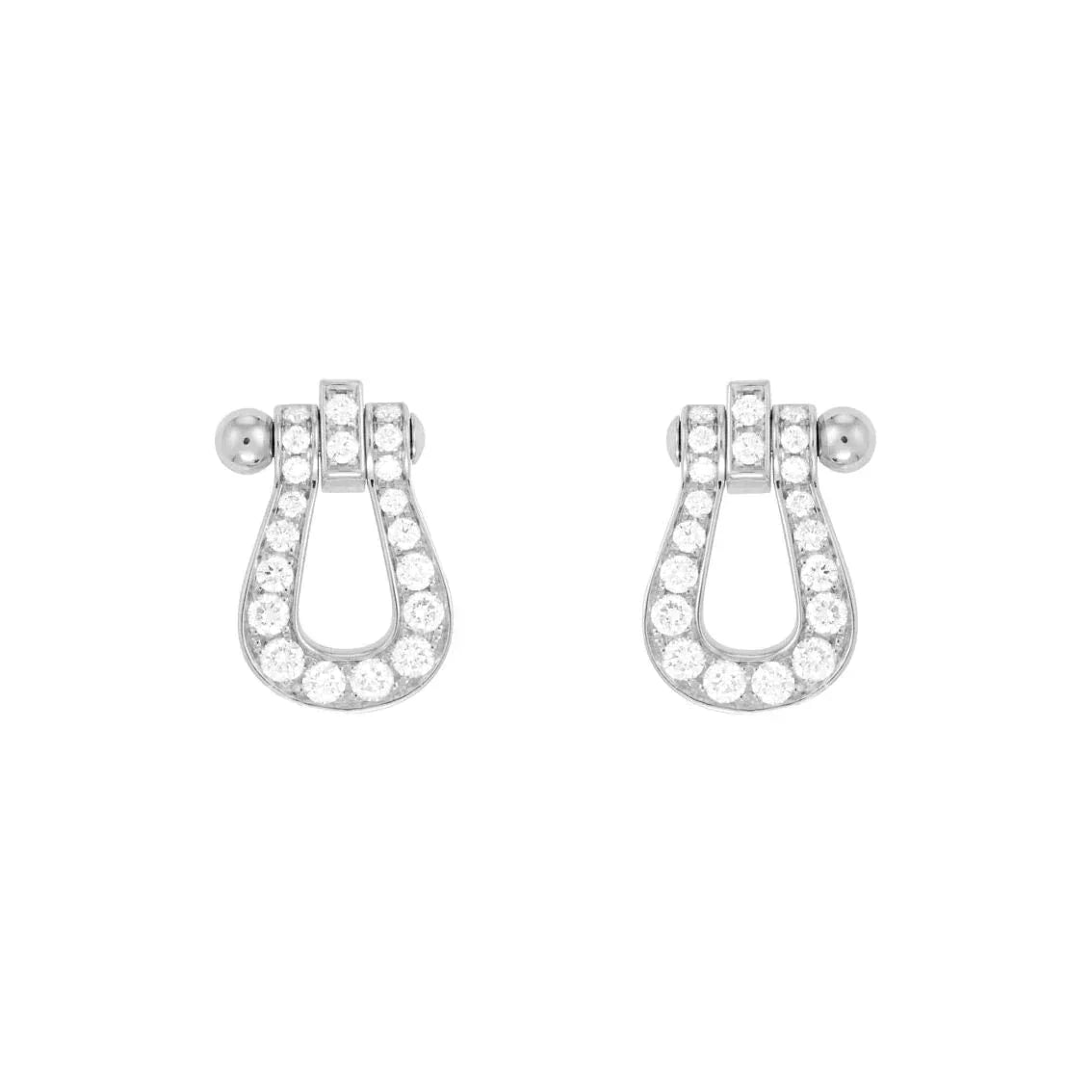 [Jesse jewelry]FORCE 10 FULL DIAMOND STUD EARRINGS MINI MODEL