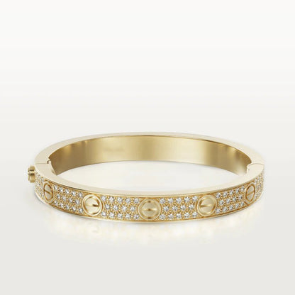 [Jesse jewelry]LOVE BRACELET 6.1MM DIAMOND-PAVED