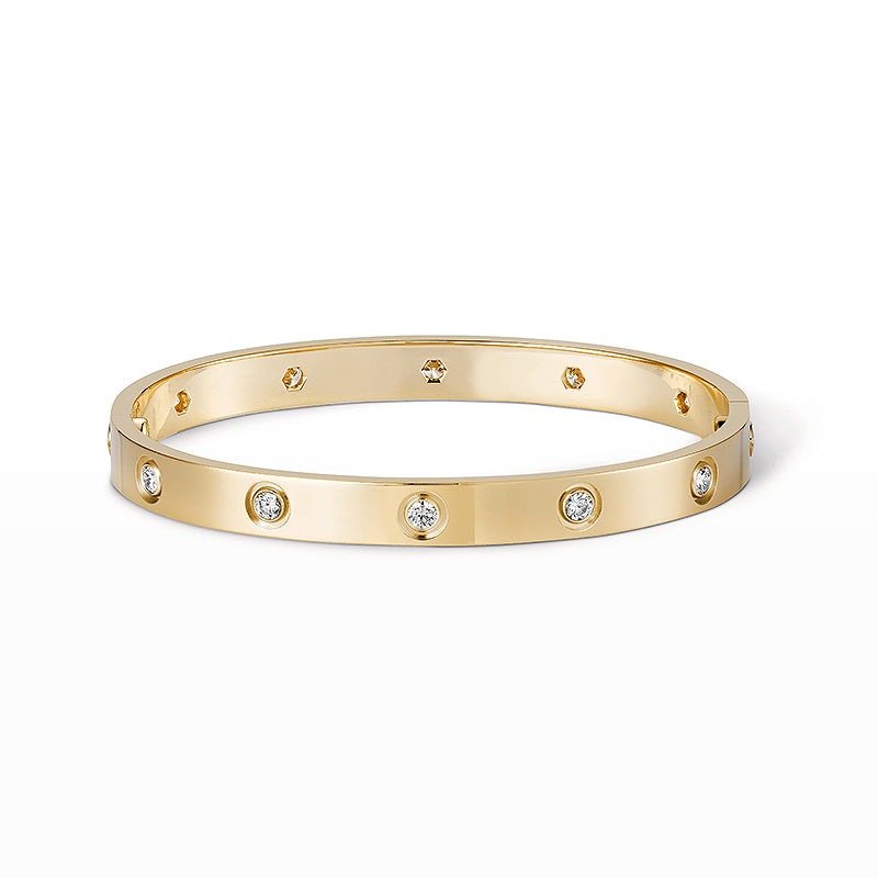 [Jesse jewelry]LOVE BRACELET 6.1MM 10 DIAMONDS