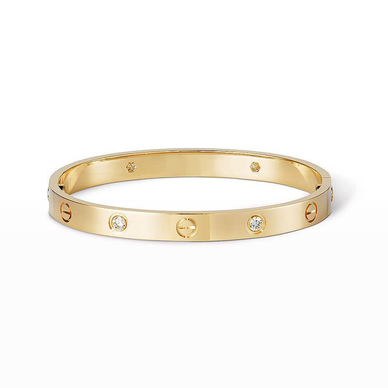 [Jesse Schmuck] LOVE ARMBAND 6,1 MM 4 DIAMANTEN