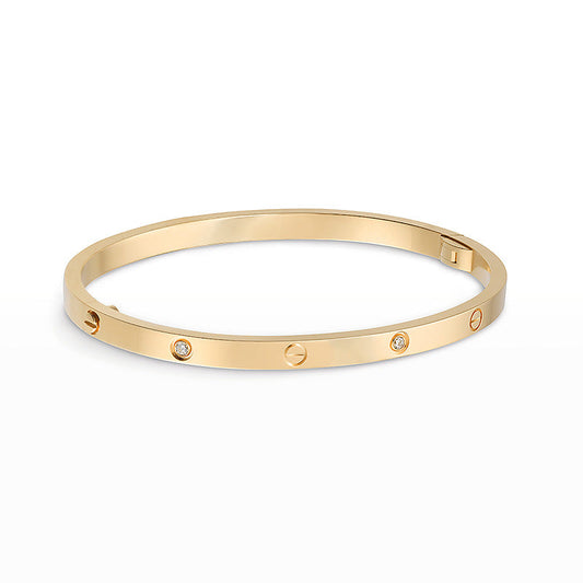 [Jesse jewelry]LOVE BRACELET 3.65MM 6 DIAMONDS