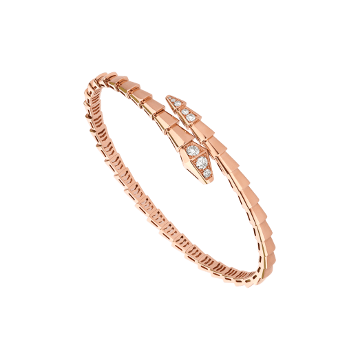 [Jesse jewelry]SERPENTI BRACELET DIAMONDS PINK GOLD