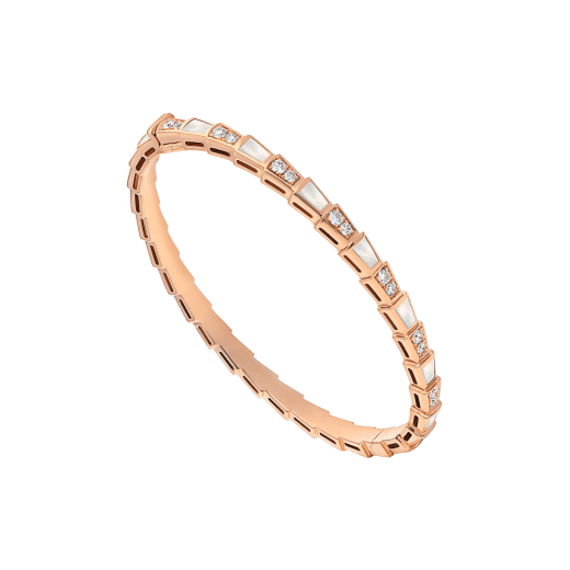 [Jesse jewelry]SERPENTI BRACELET PINK GOLD MOP DIAMOND