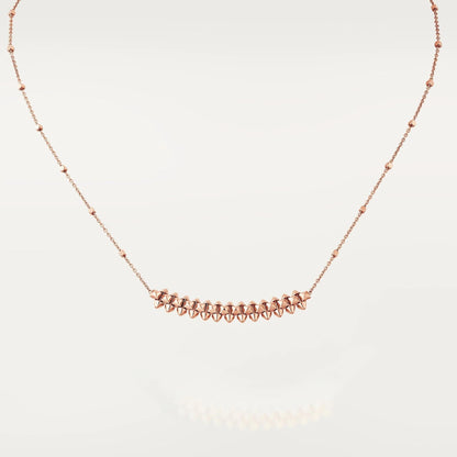 [Jesse jewelry]CLASH PINK GOLD NECKLACE