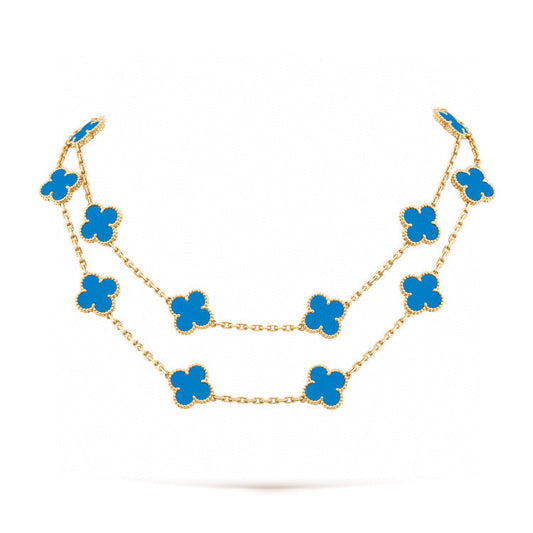 [Jesse jewelry]CLOVER 20 MOTIFS TURQUOISE GOLD