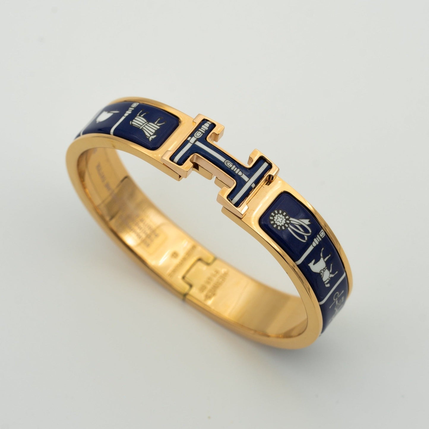 [Jesse jewelry]H BRACELET BLUE CERAMIC