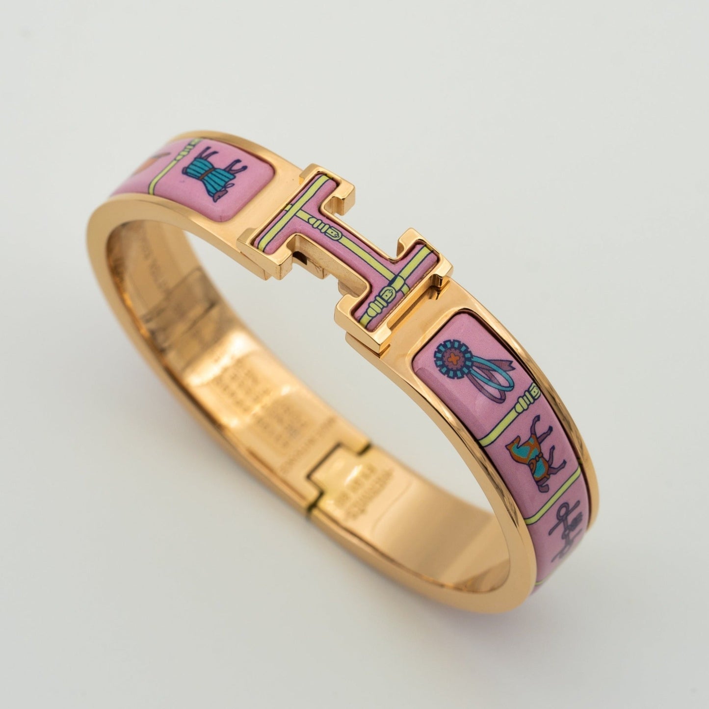 [Jesse jewelry]H PINK GOLD BRACELET PINK CERAMIC