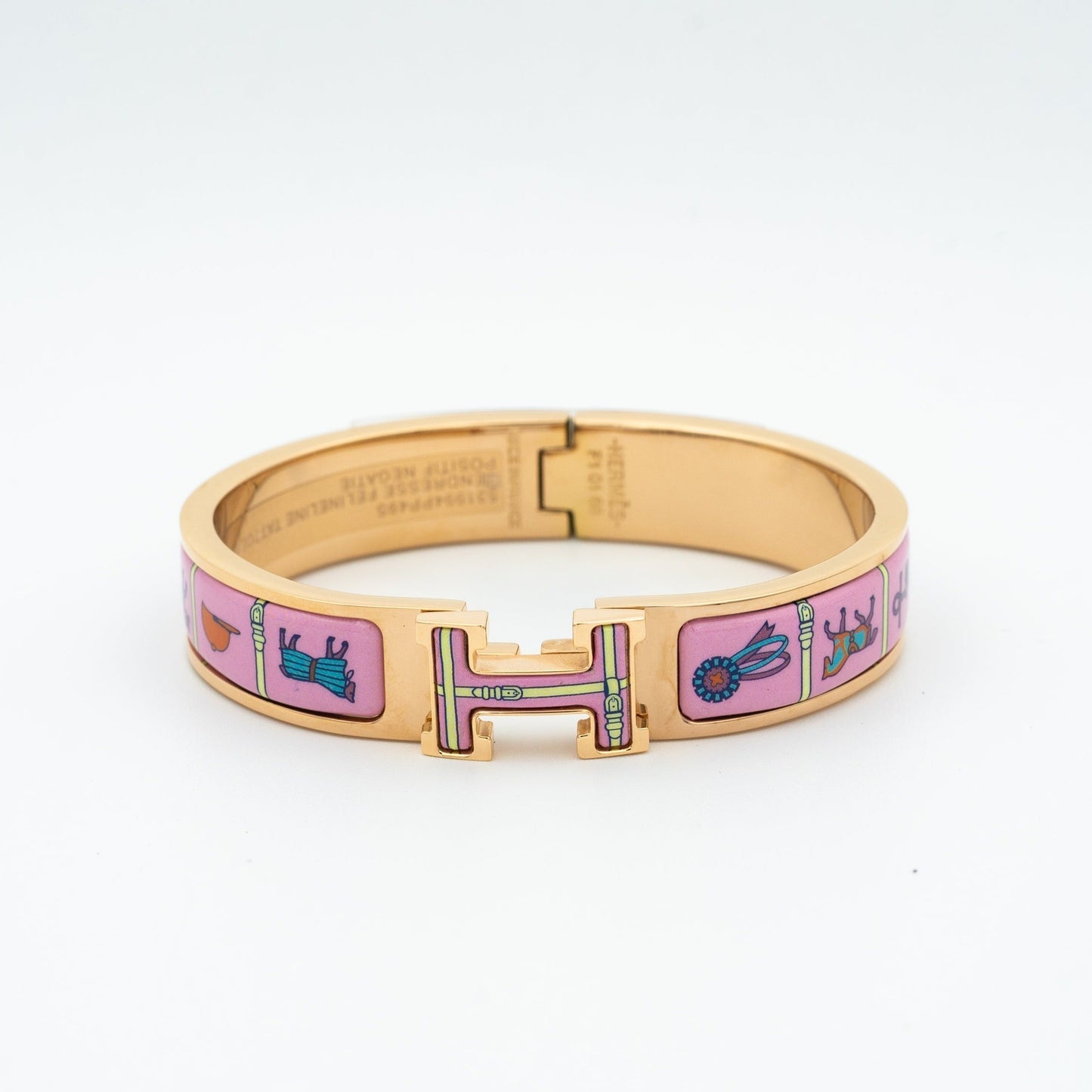[Jesse jewelry]H PINK GOLD BRACELET PINK CERAMIC