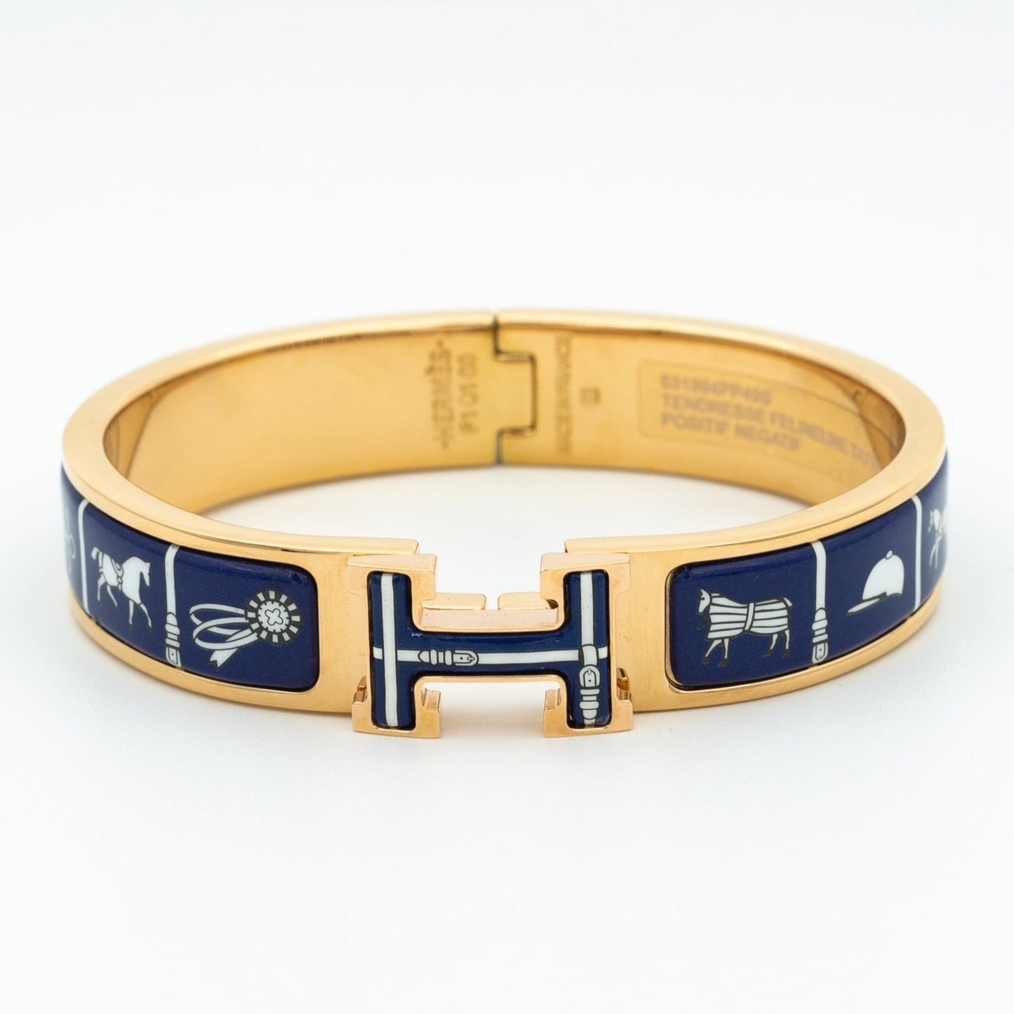 [Jesse jewelry]H BRACELET BLUE CERAMIC