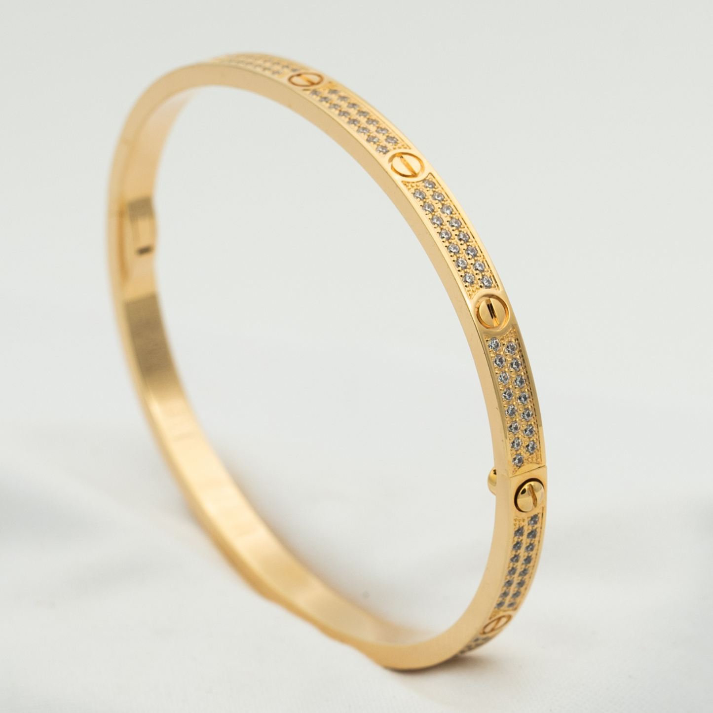 [Jesse jewelry]LOVE BRACELET 3.65MM DIAMOND-PAVED
