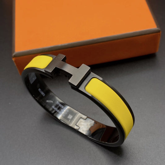 [Jesse jewelry]CLIC HM SO BLACK YELLOW BRACELET