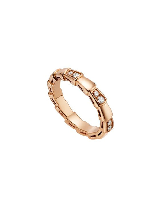 [Jesse jewelry]SERPENTI RING PINK GOLD  3MM