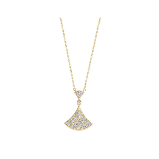 [Jesse jewelry]DREAM NECKLACE GOLD FULL DIAMOND