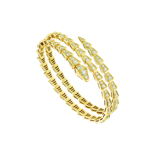 [Jesse jewelry]SERPENTI BRACELET GOLD DIAMOND DOUBLE ROW