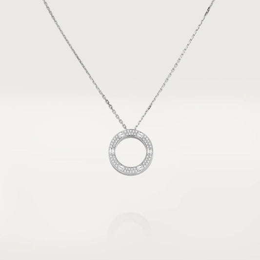 [Jesse jewelry]LOVE NECKLACE ADJUSTABLE SILVER
