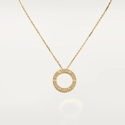 [Jesse jewelry]LOVE NECKLACE ADJUSTABLE ROSE GOLD