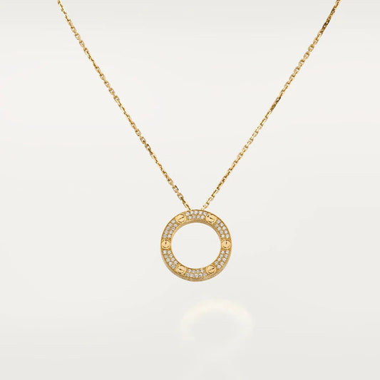 [Jesse jewelry]LOVE NECKLACE ADJUSTABLE ROSE GOLD