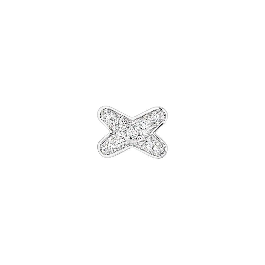 [Jesse jewelry]JEUX DE SILVER DIAMOND EARRINGS