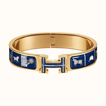 [Jesse jewelry]H COUVERTURES DARK BLUE BRACELET
