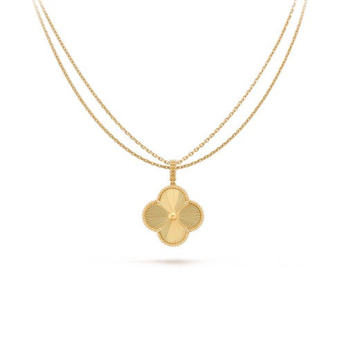 [Jesse jewelry]CLOVER 25MM PEDANT NECKLACE GOLD