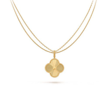 [Jesse jewelry]CLOVER 25MM PEDANT NECKLACE GOLD